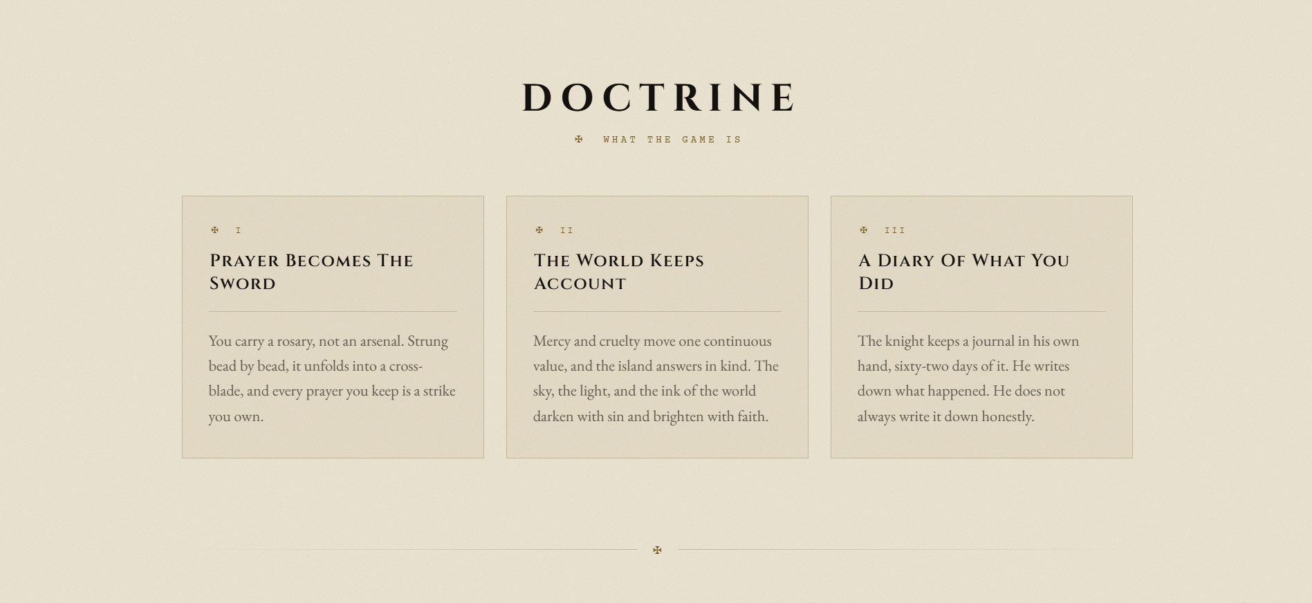 Everhope doctrine section in parchment light mode