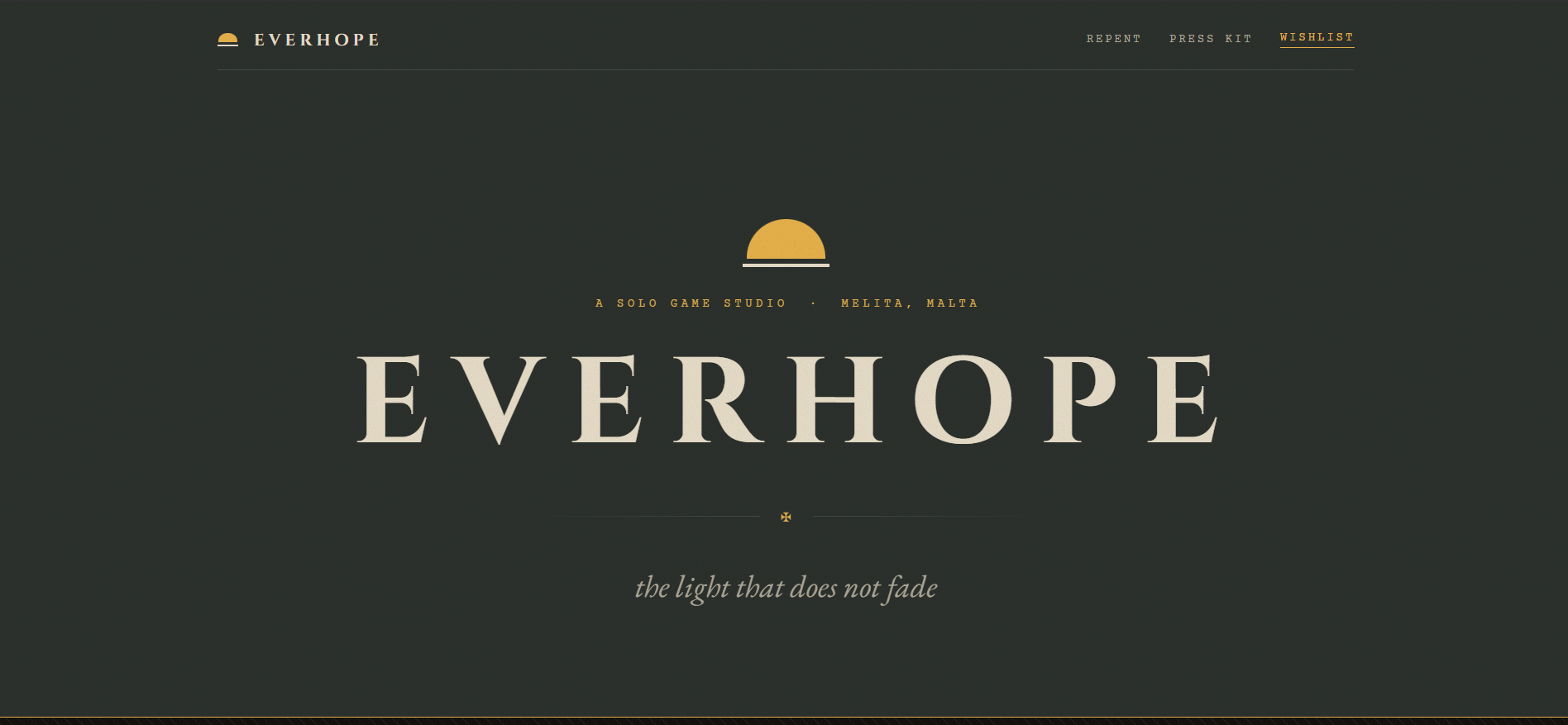 Everhope studio website home page